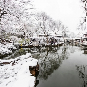 一下雪 苏州就成了姑苏