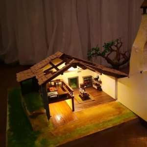 80后奶爸硬核手工造“城堡” 堪比宫崎骏的动漫